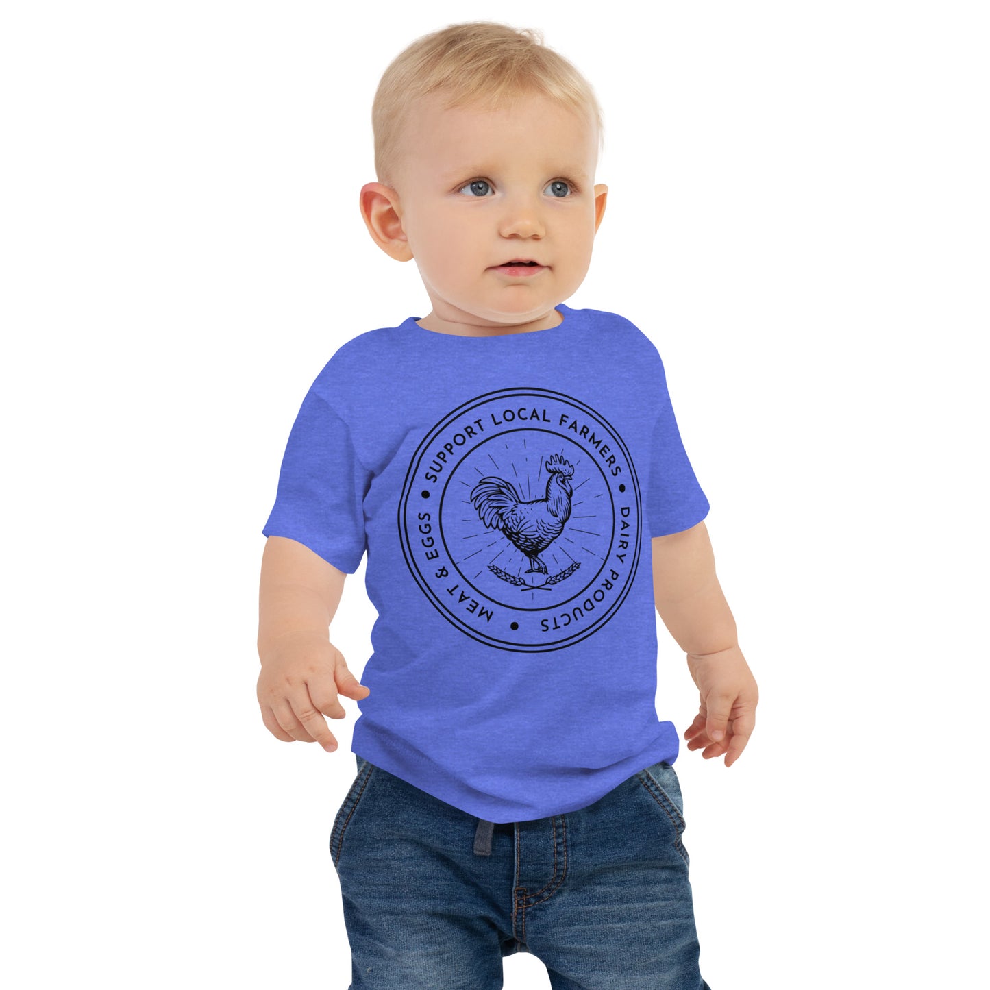 Support Local Farmers - Baby Jersey Tee