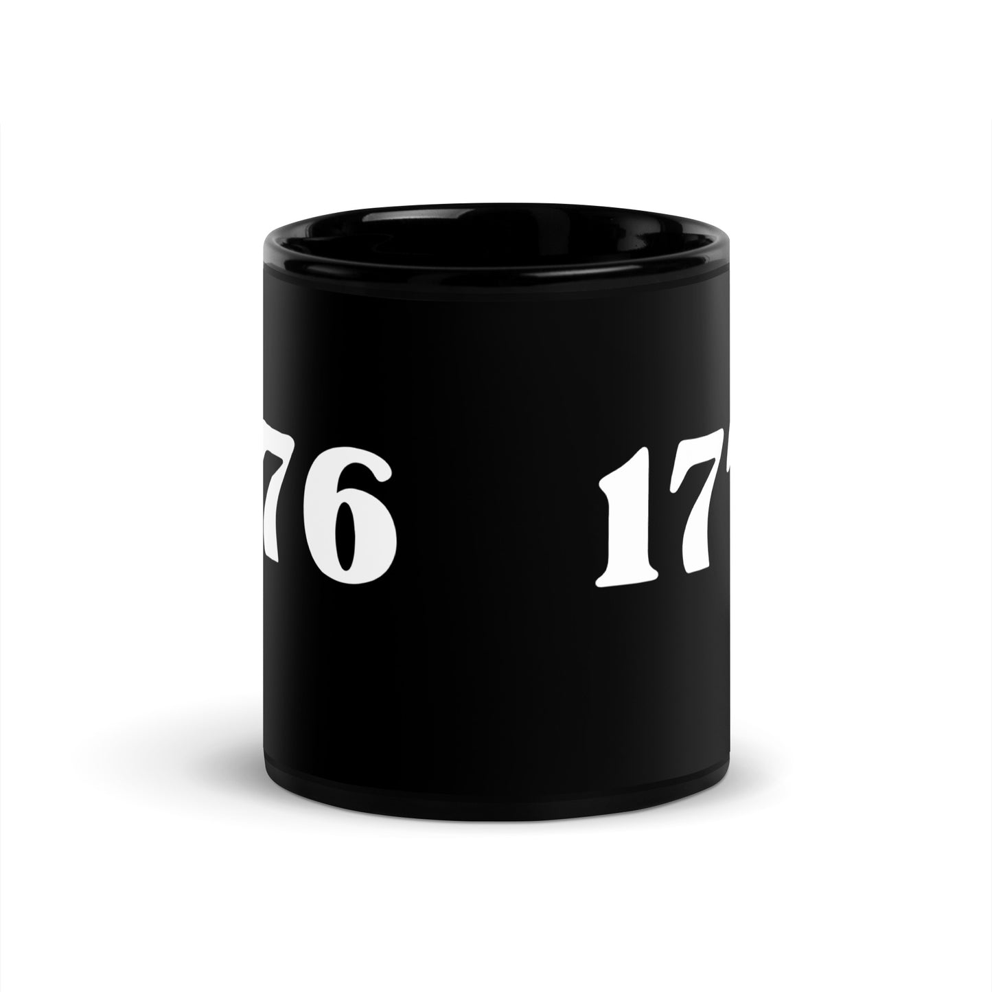 1776 - Black Glossy Mug