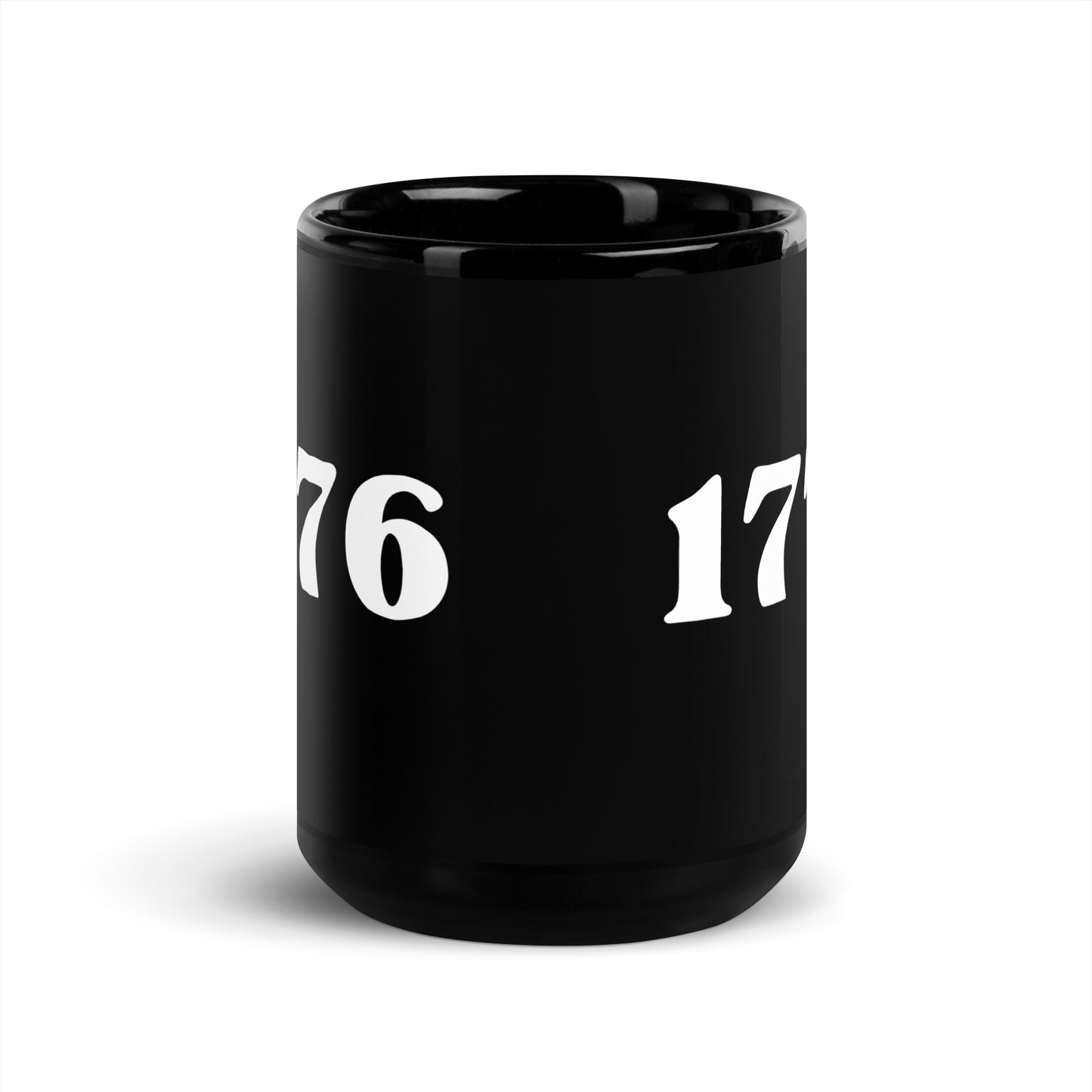 1776 - Black Glossy Mug