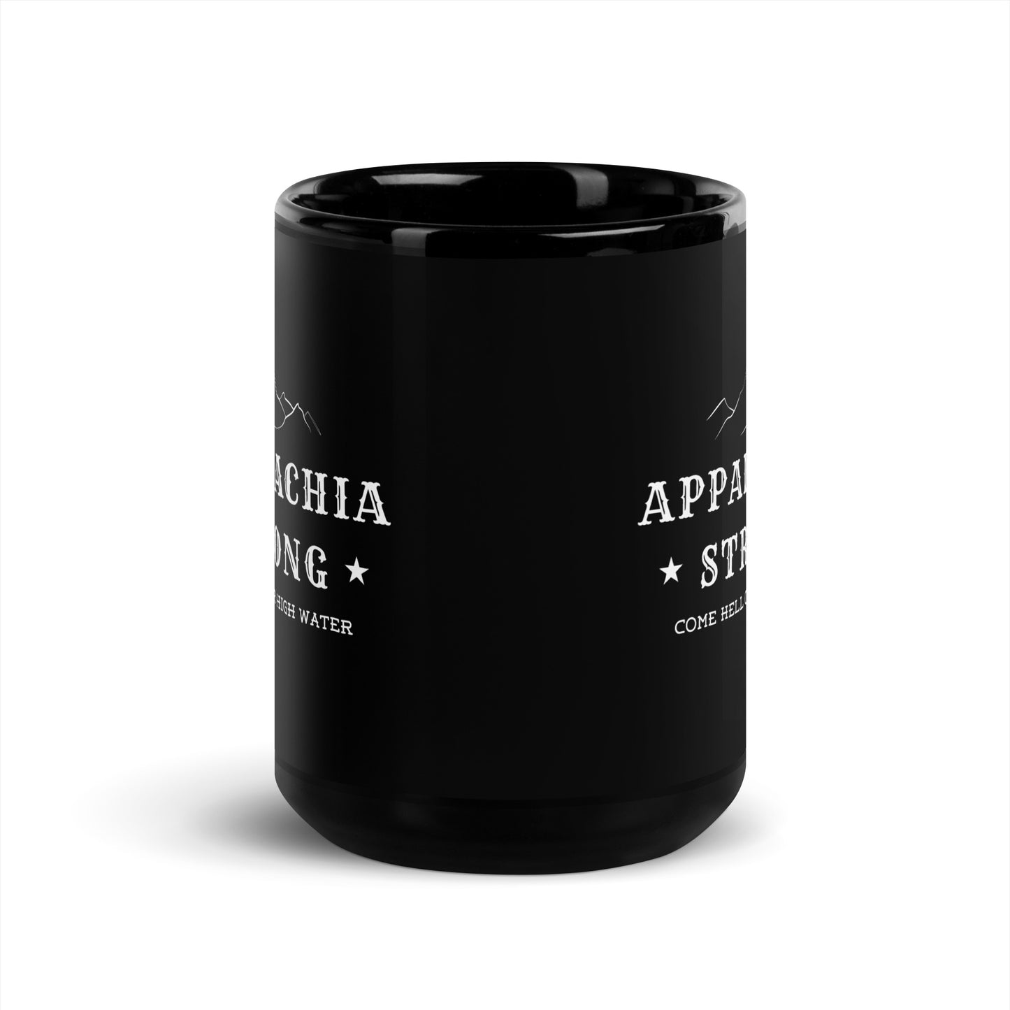 Appalachia Strong - Black Glossy Mug