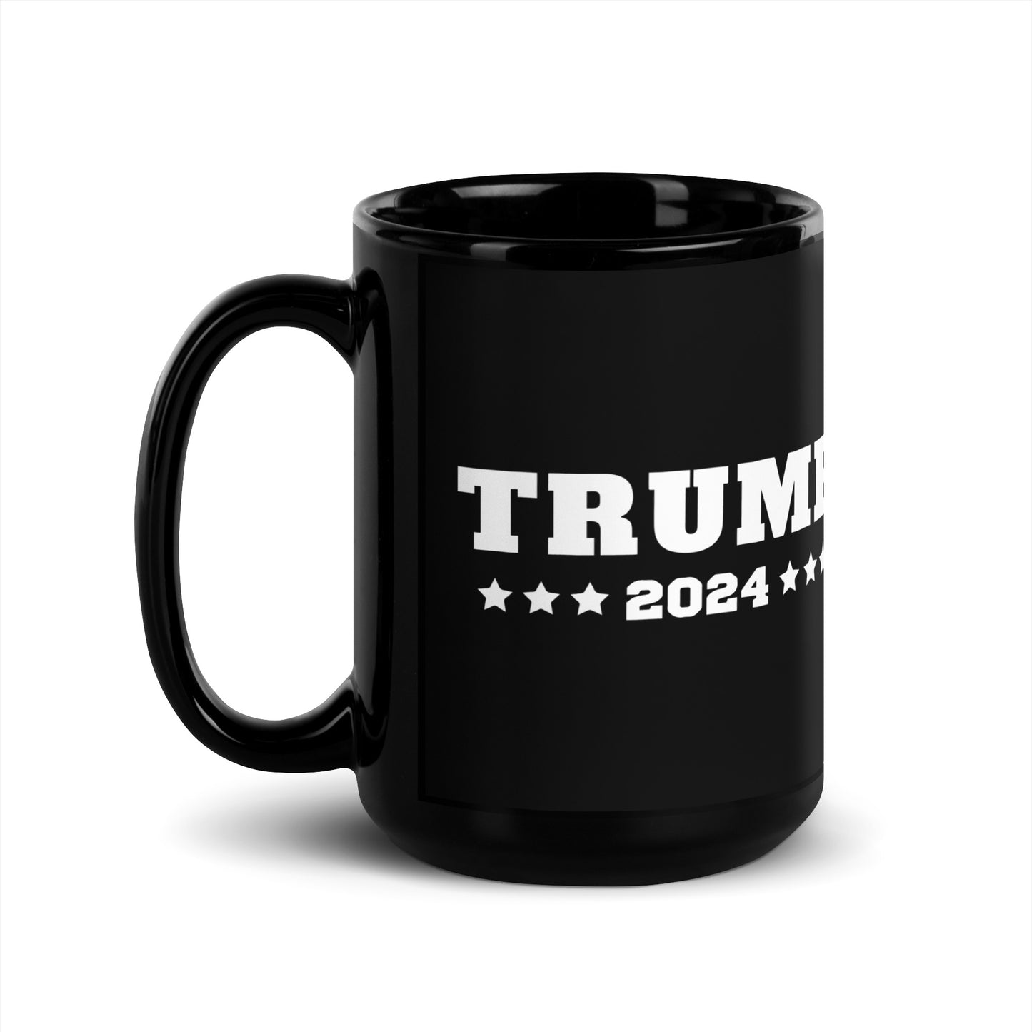 Trump 2024 - Black Glossy Mug