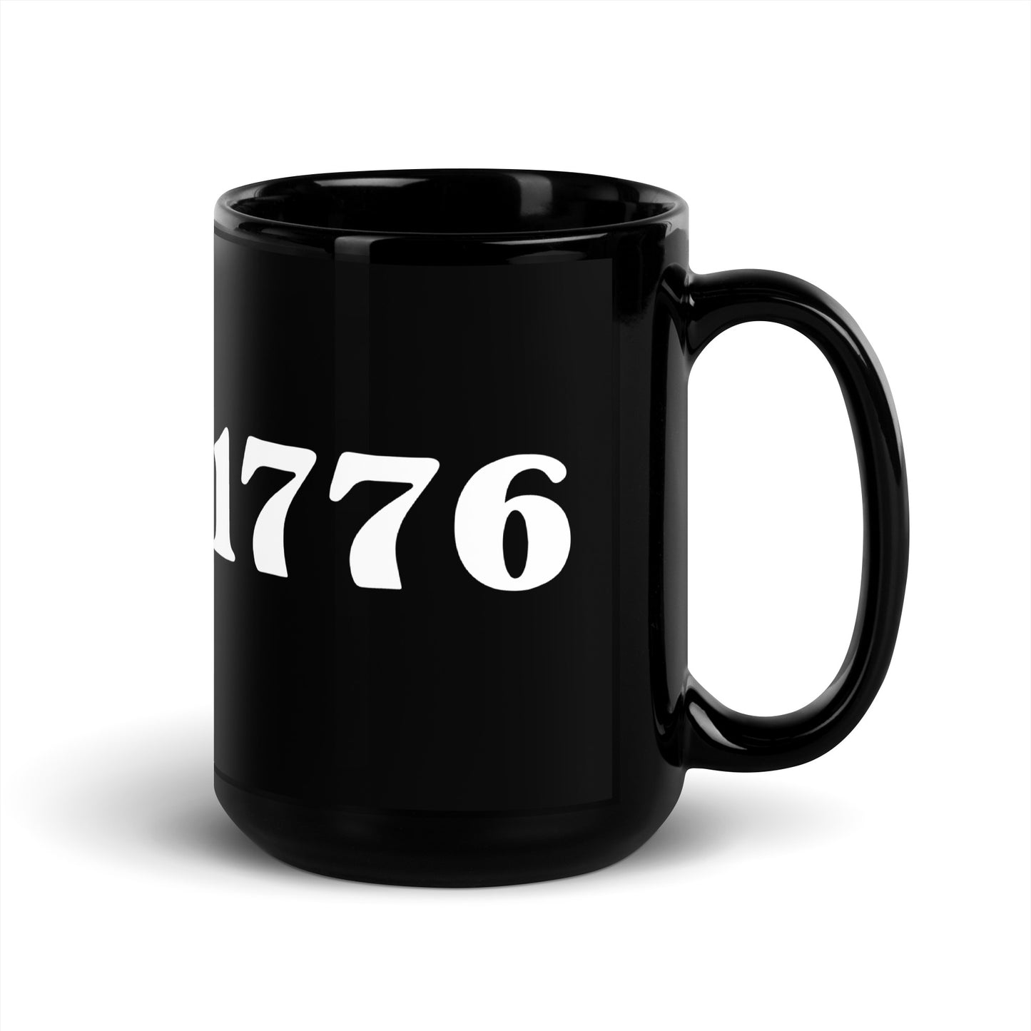 1776 - Black Glossy Mug