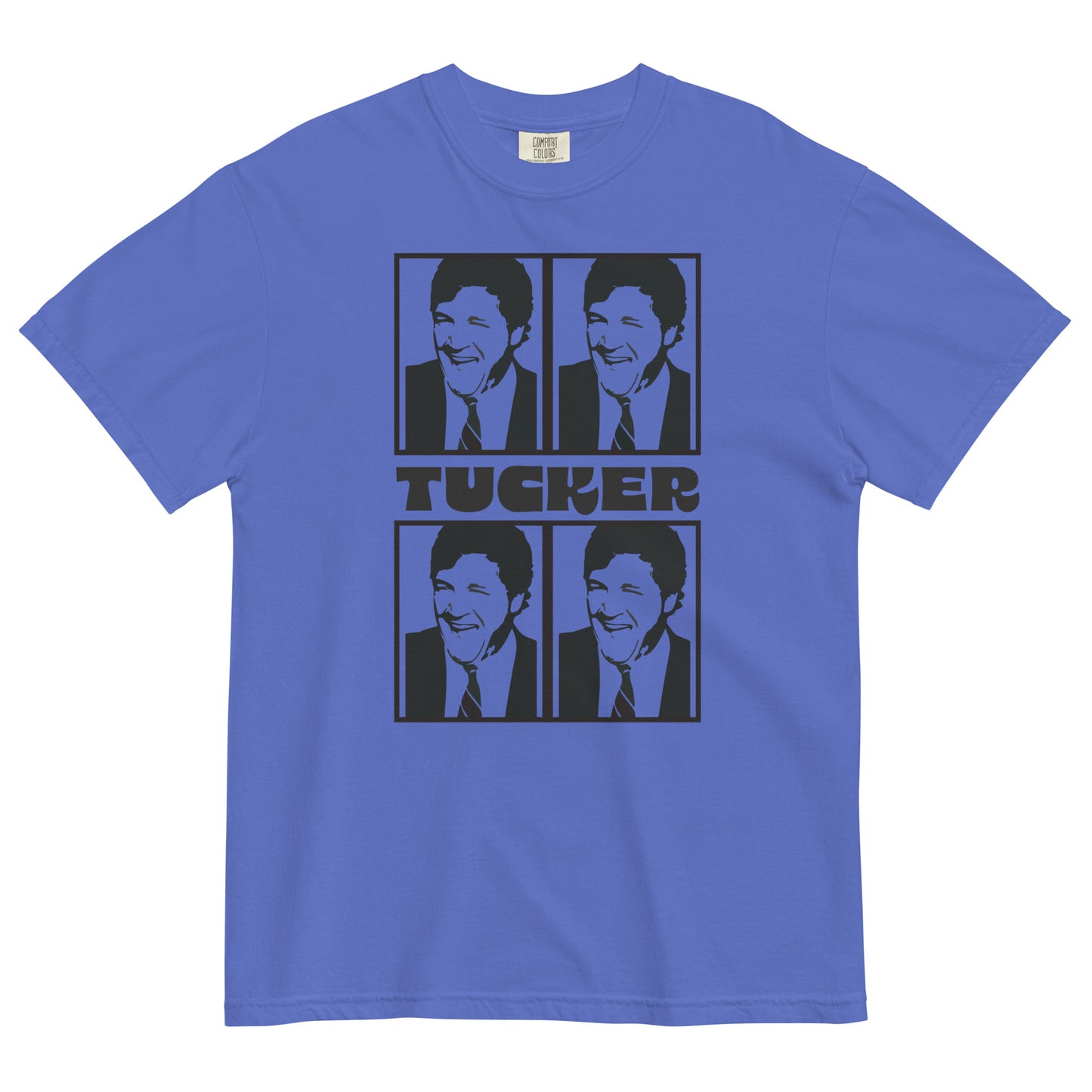 Tucker Warhol Style Black & White - Unisex Garment-Dyed Heavyweight Tee