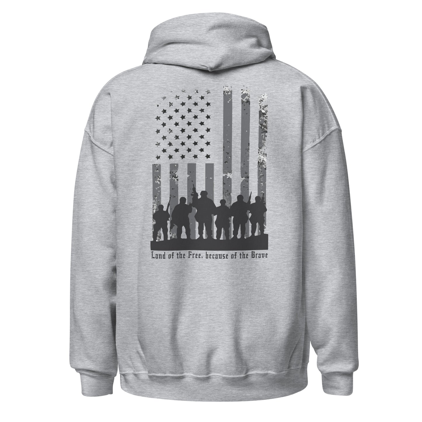 Land of the Free, Because of the Brave - Unisex Hoodie