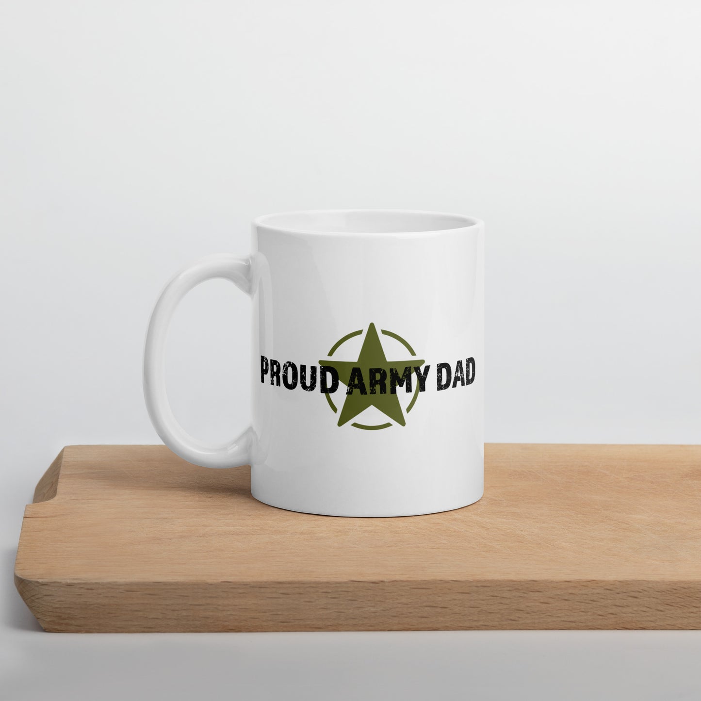 Proud Army Dad - White Glossy Mug
