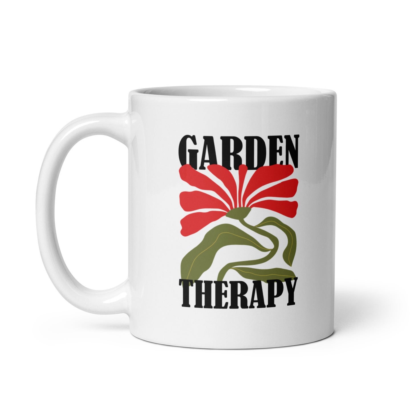 Garden Therapy - White Glossy Mug