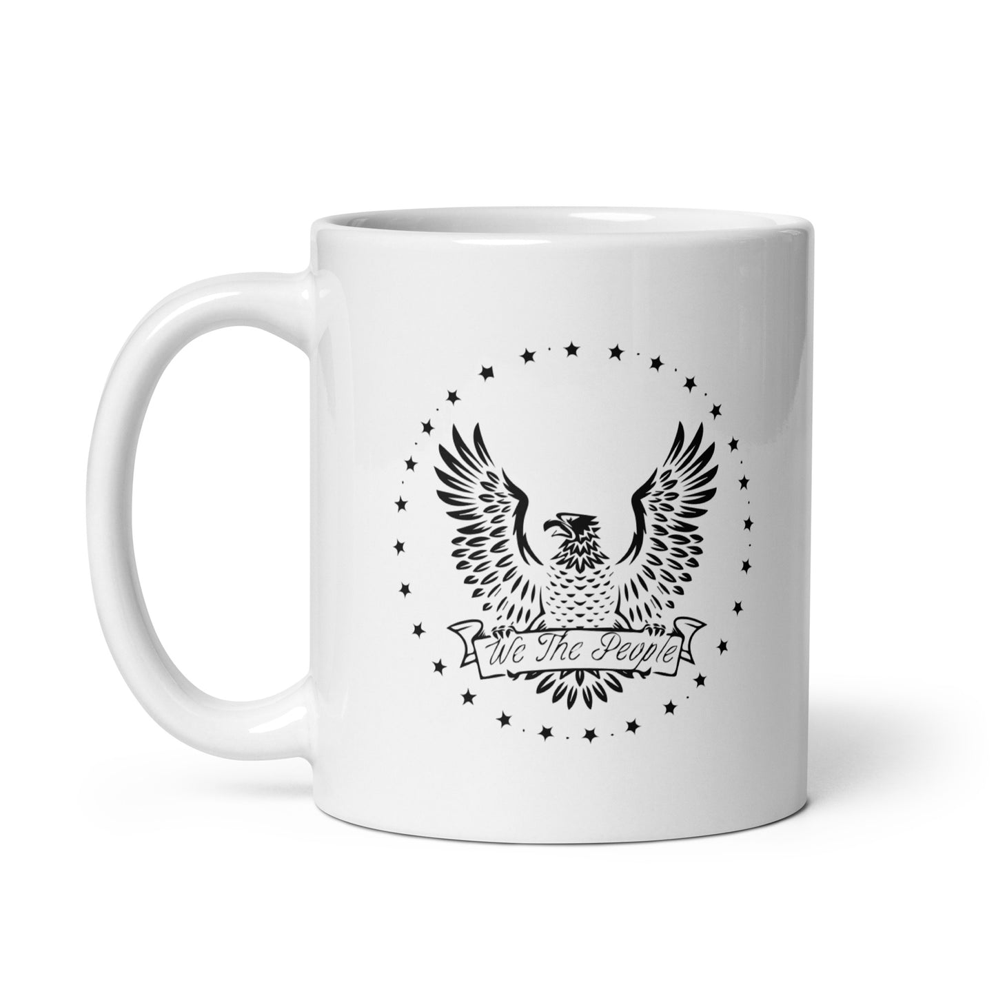 We The People Stars - White Glossy Mug