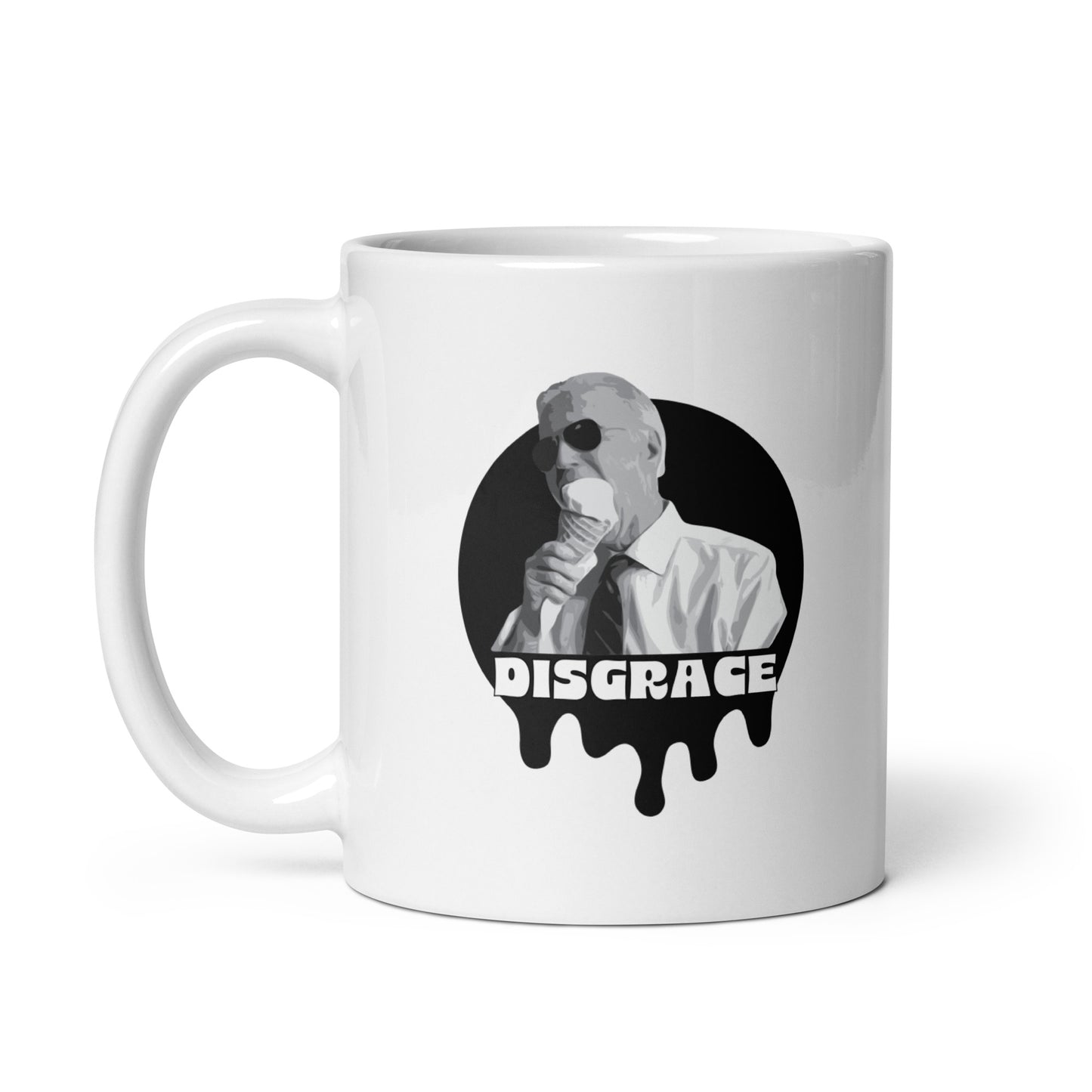 Biden Disgrace - White Glossy Mug