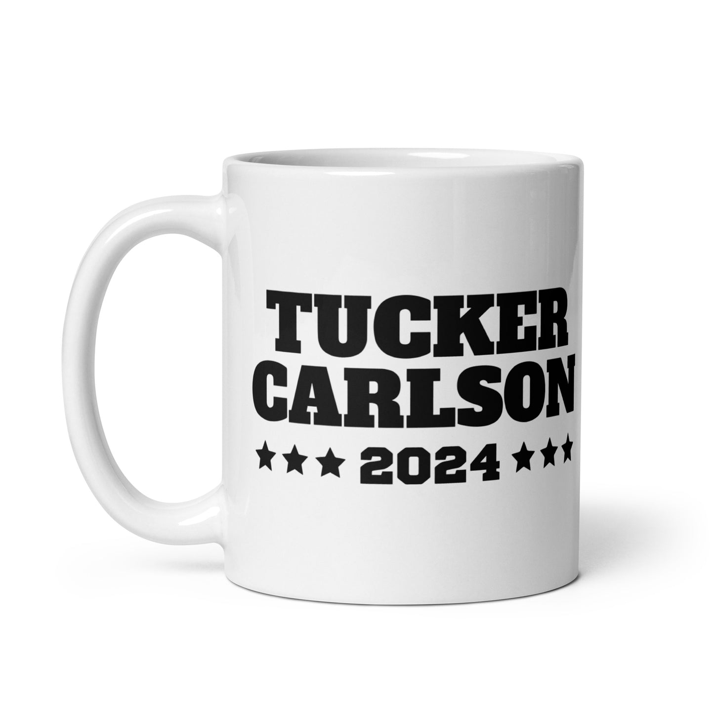 Tucker Carlson 2024 - White Glossy Mug