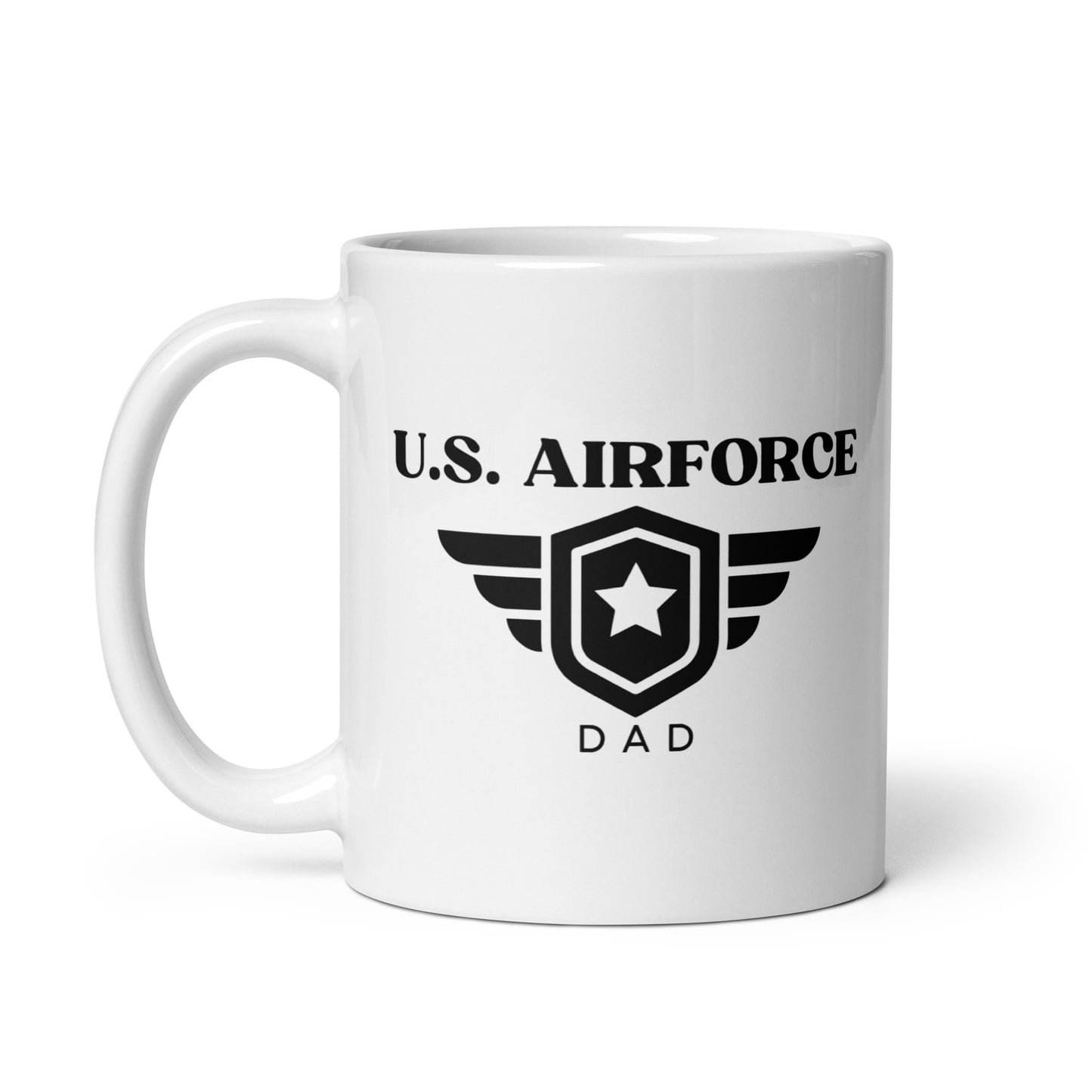 U.S. Arirforce Dad - White Glossy Mug