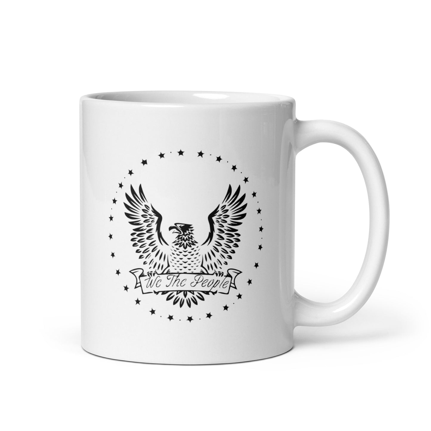 We The People Stars - White Glossy Mug