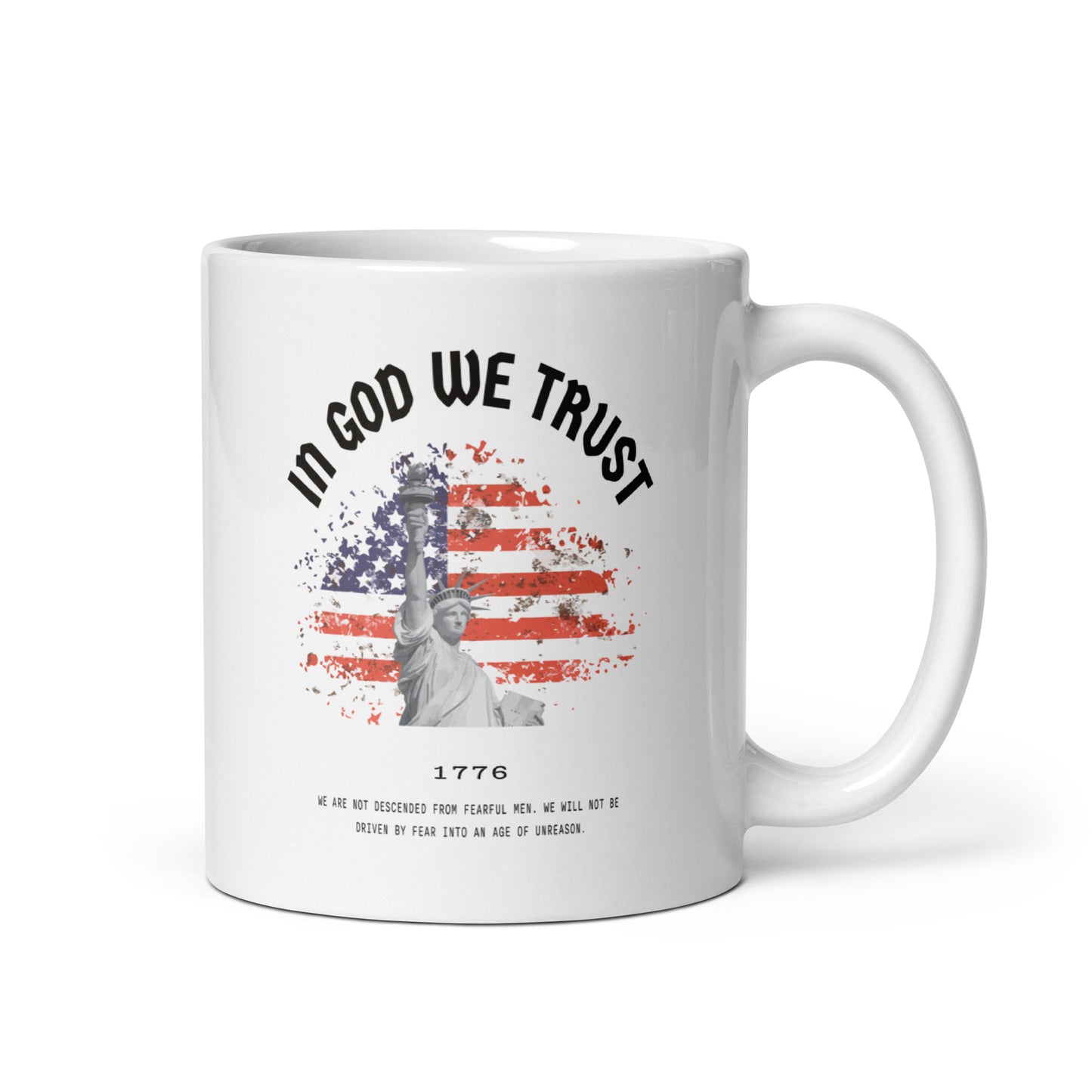 In God We Trust - White Glossy Mug