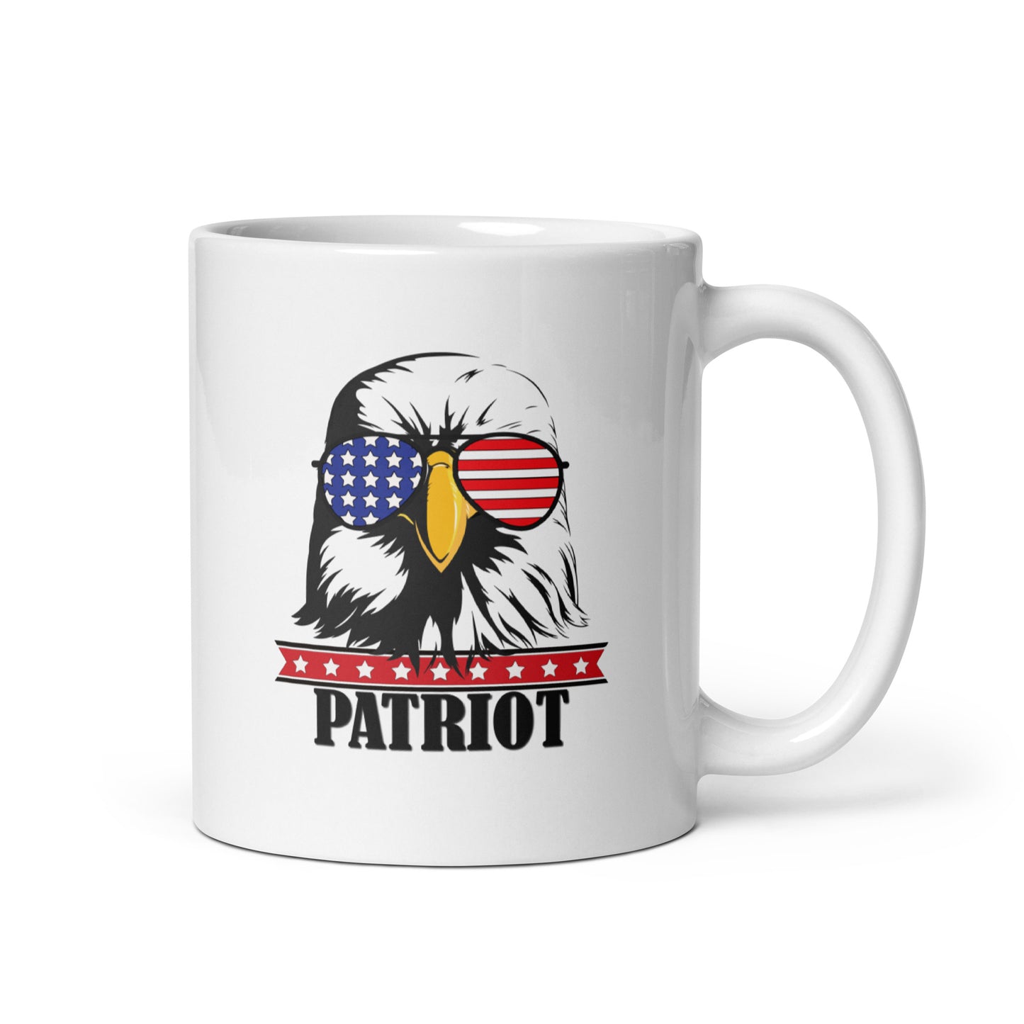 Patriot Eagle - White Glossy Mug