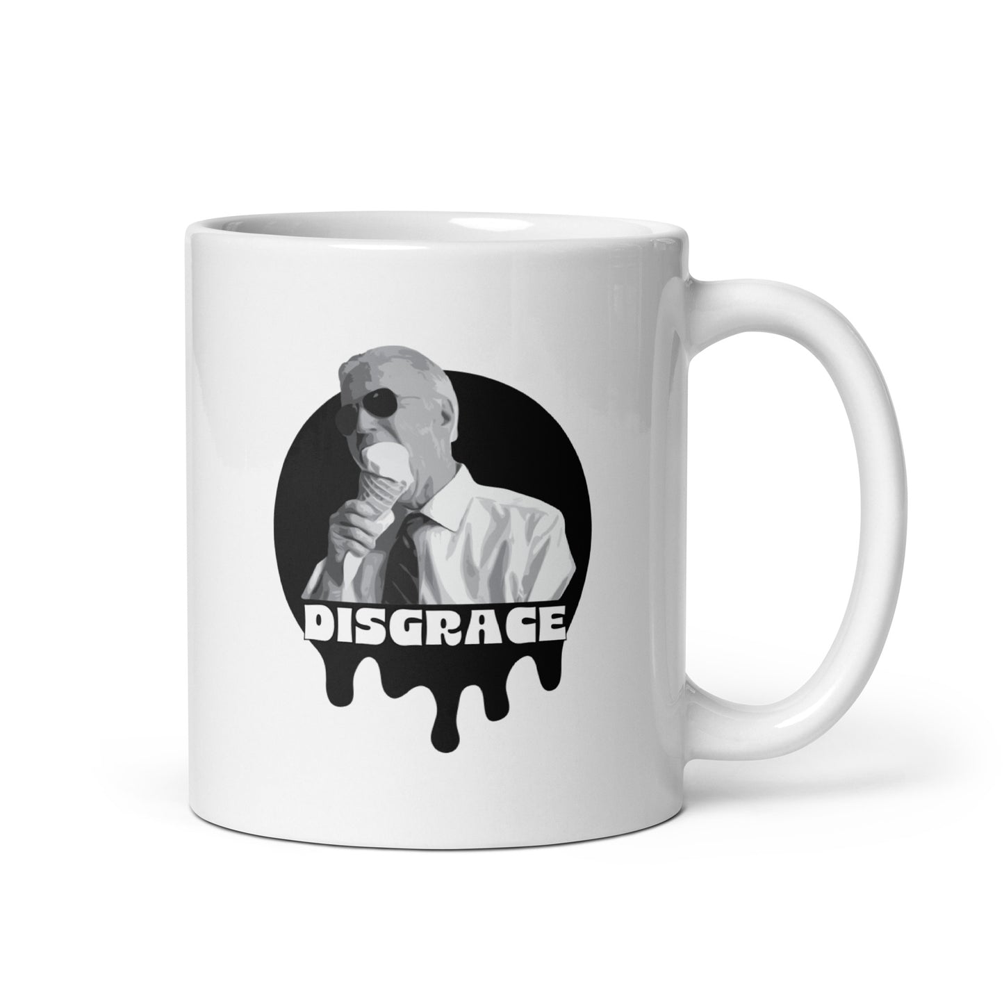 Biden Disgrace - White Glossy Mug