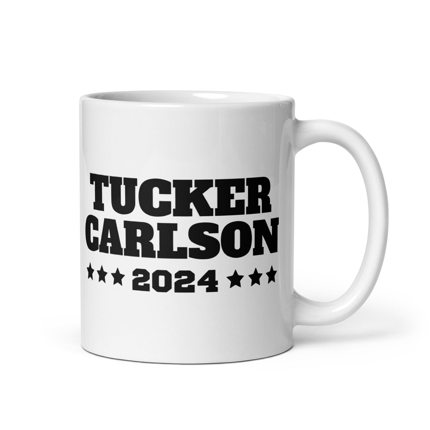 Tucker Carlson 2024 - White Glossy Mug