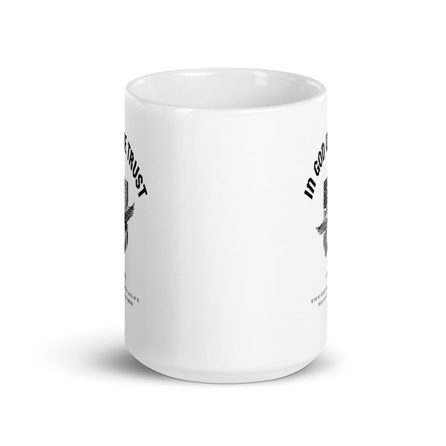 In God We Trust Eagle - White Glossy Mug