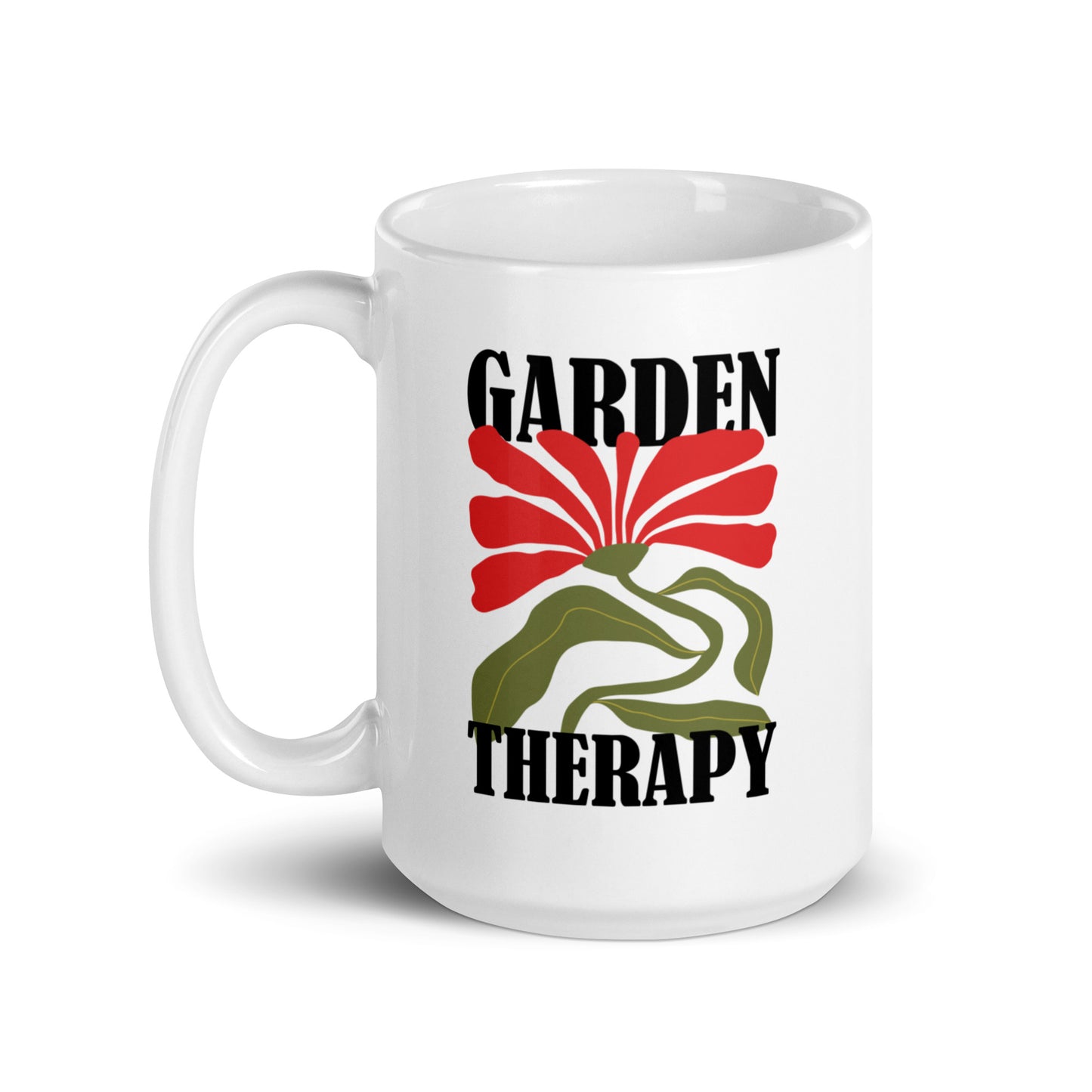 Garden Therapy - White Glossy Mug