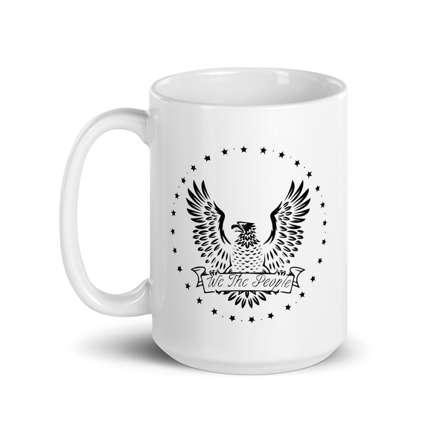 We The People Stars - White Glossy Mug