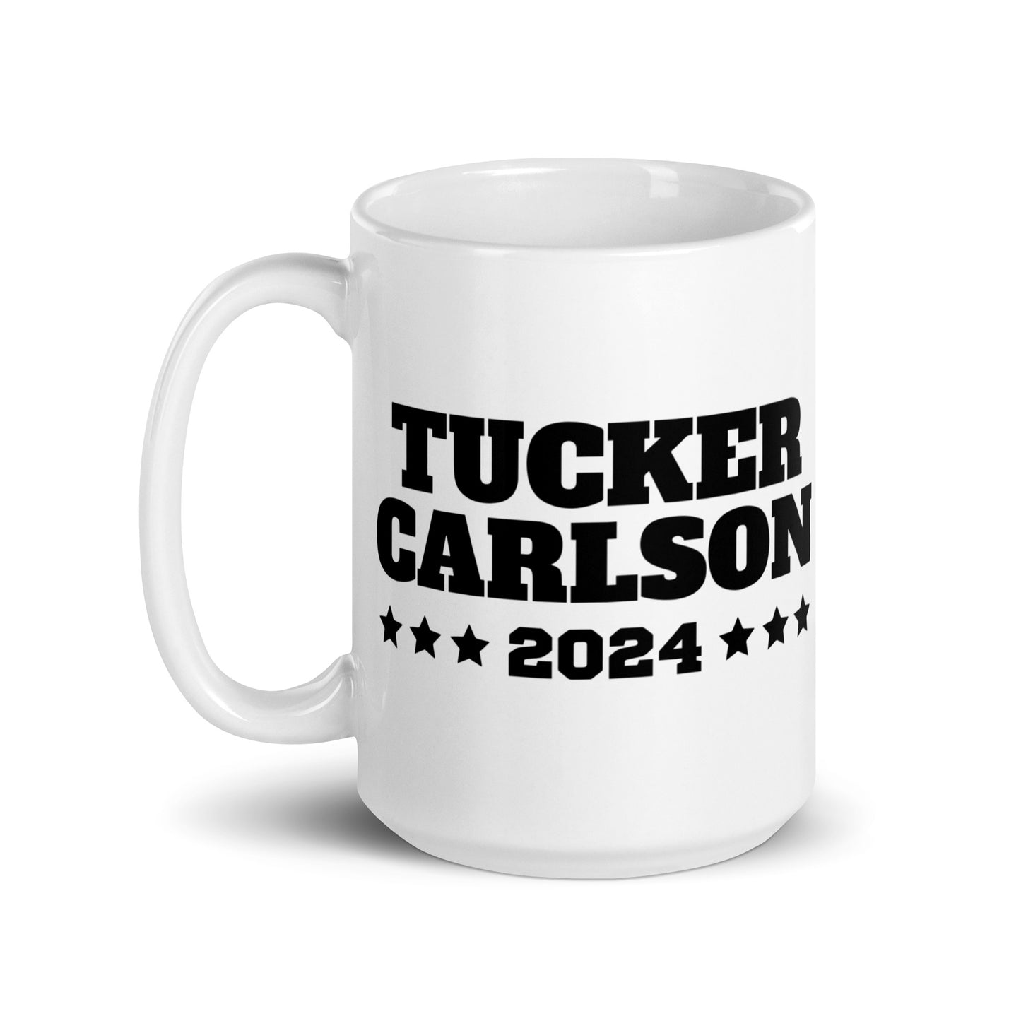 Tucker Carlson 2024 - White Glossy Mug