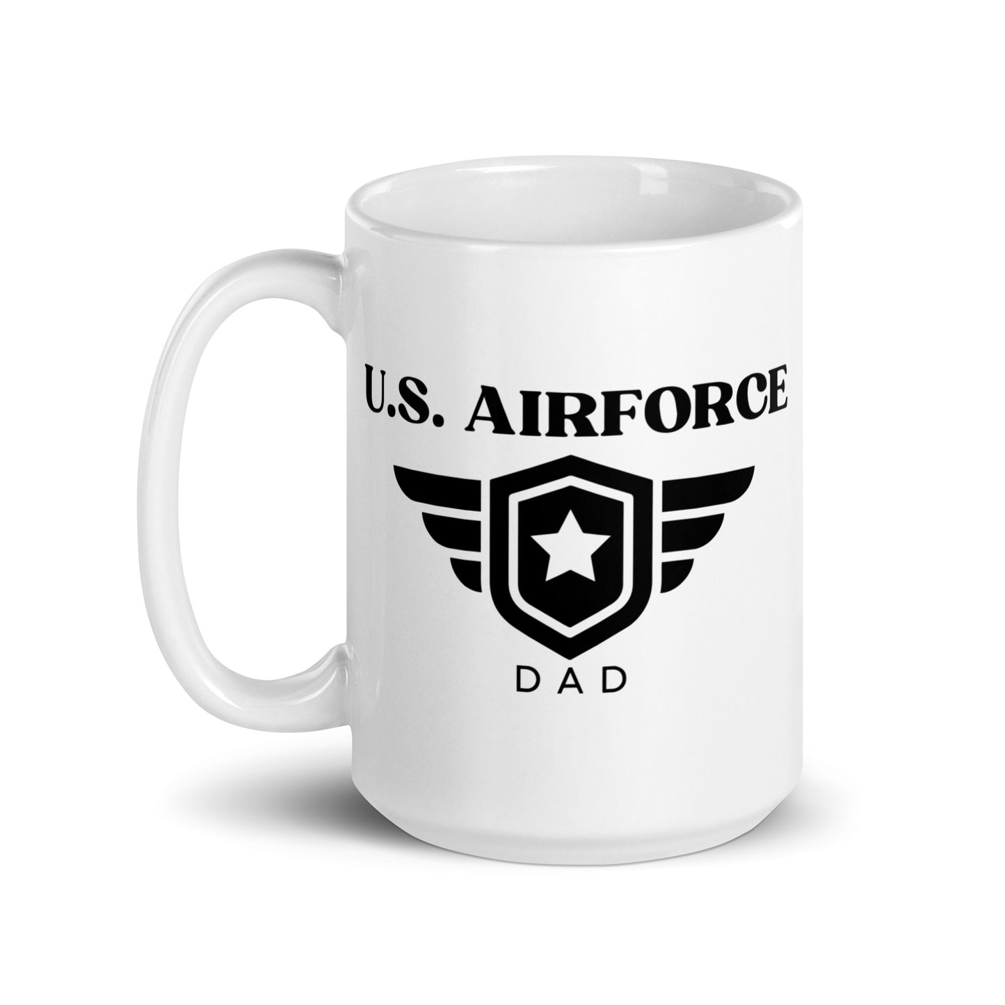 U.S. Arirforce Dad - White Glossy Mug