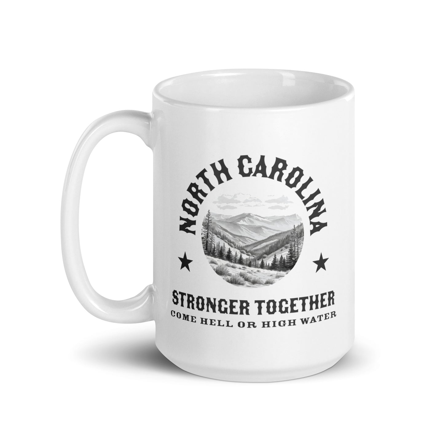 North Carolina Strong - White Glossy Mug