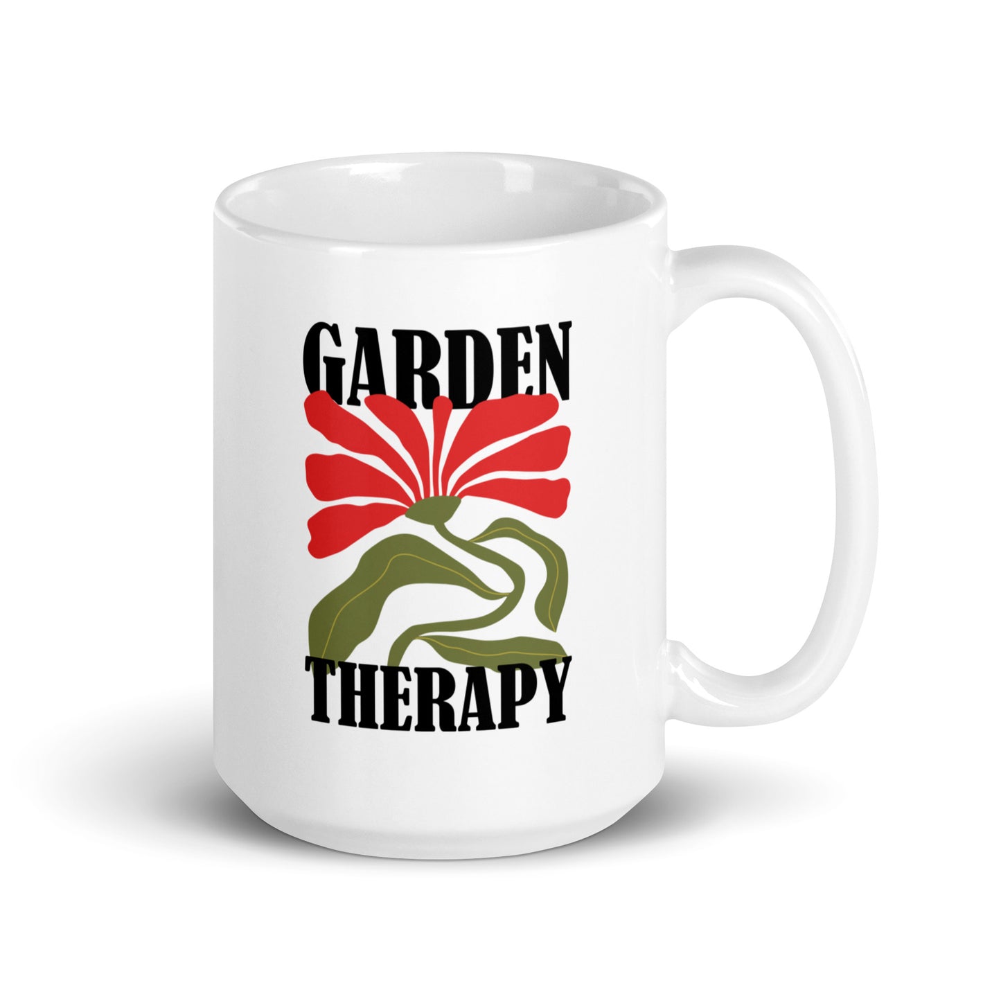 Garden Therapy - White Glossy Mug