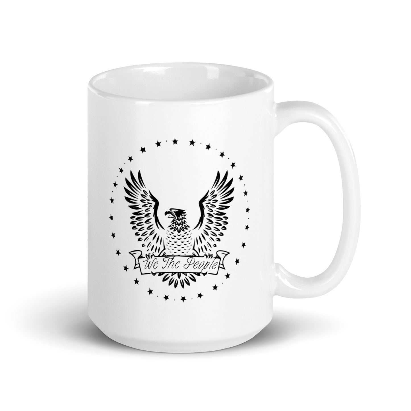 We The People Stars - White Glossy Mug