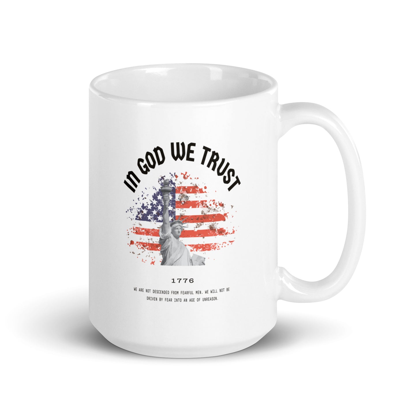In God We Trust - White Glossy Mug