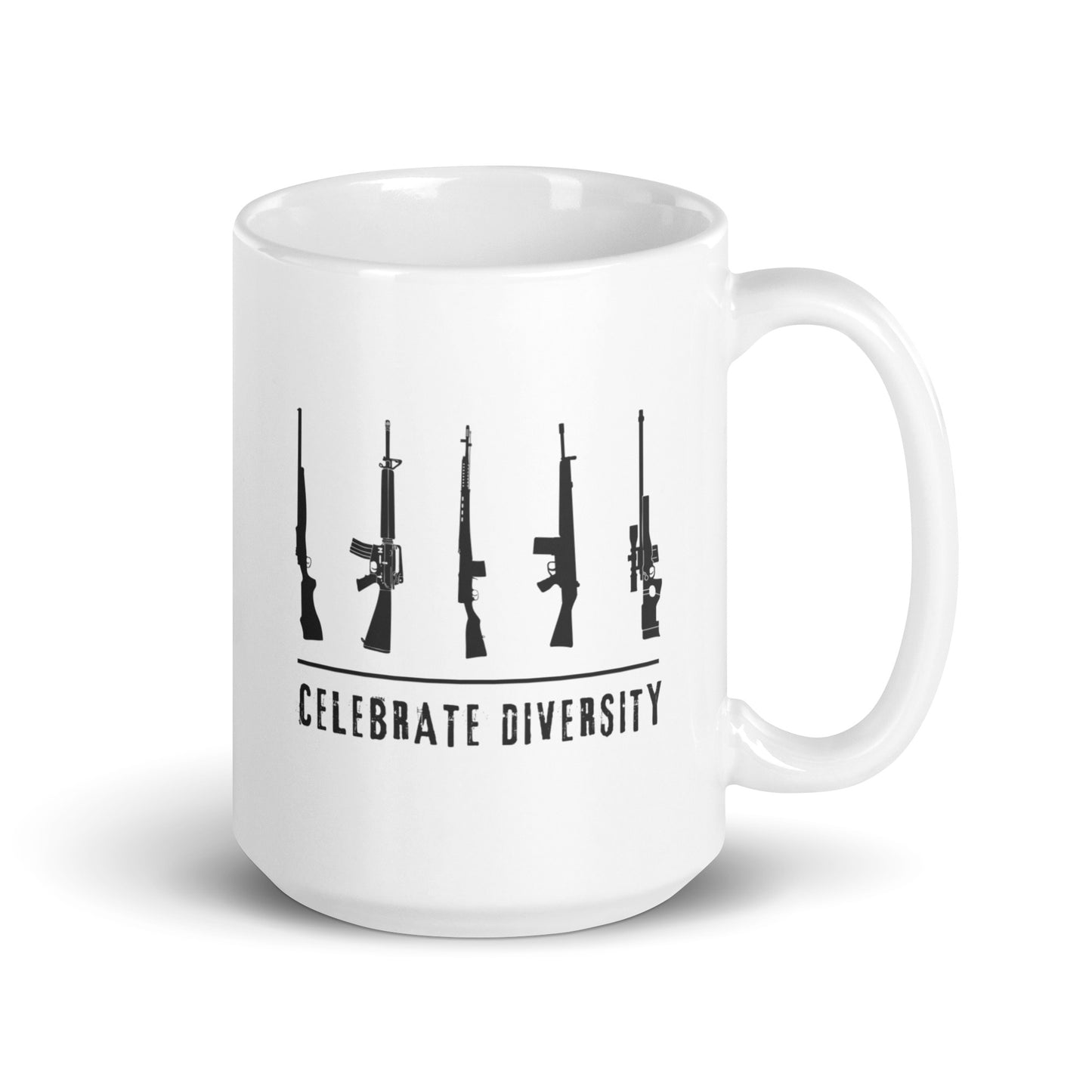 Celebrate Diversity - White Glossy Mug