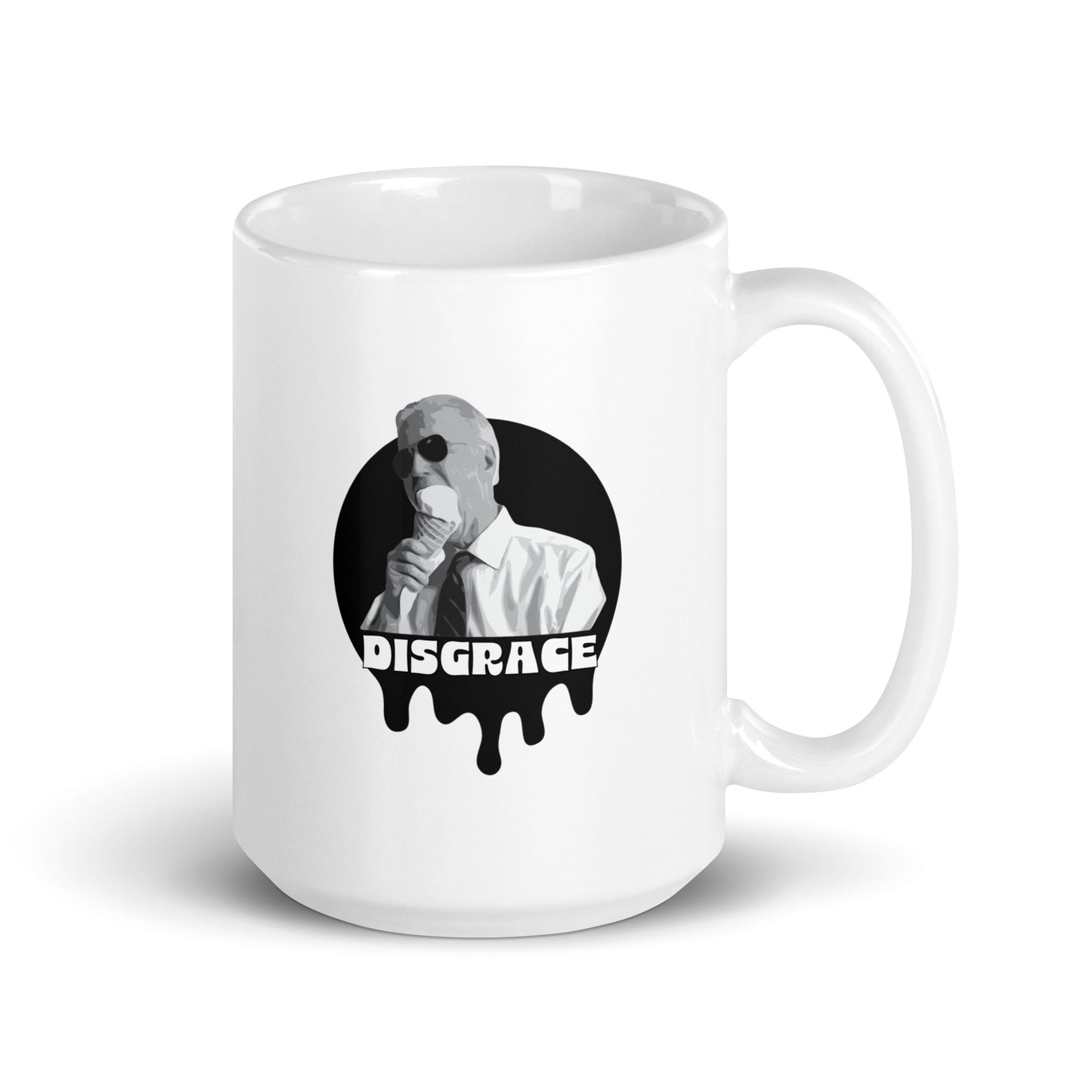 Biden Disgrace - White Glossy Mug