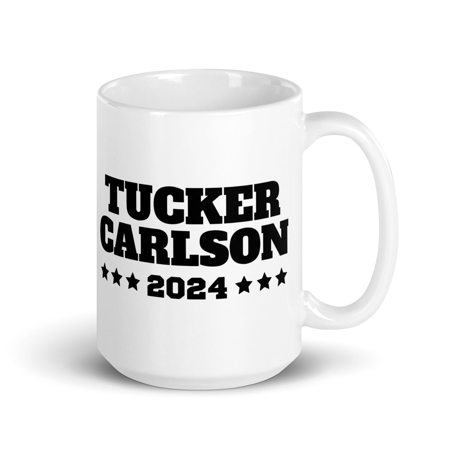 Tucker Carlson 2024 - White Glossy Mug