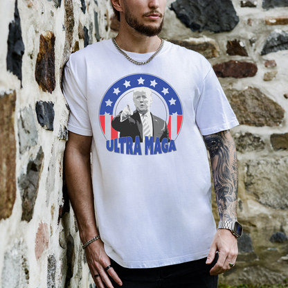 Ultra MAGA - Unisex Garment-Dyed Heavyweight Tee