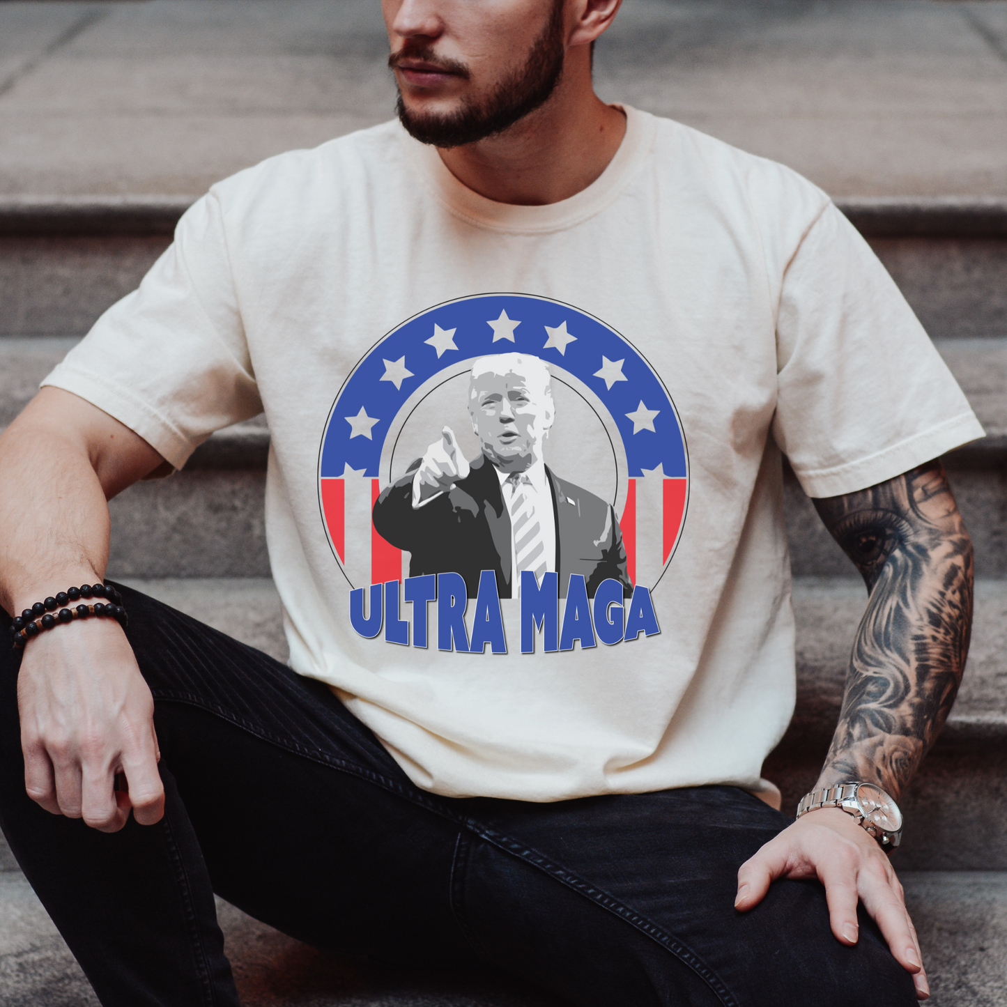 Ultra MAGA - Unisex Garment-Dyed Heavyweight Tee