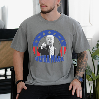 Ultra MAGA - Unisex Garment-Dyed Heavyweight Tee