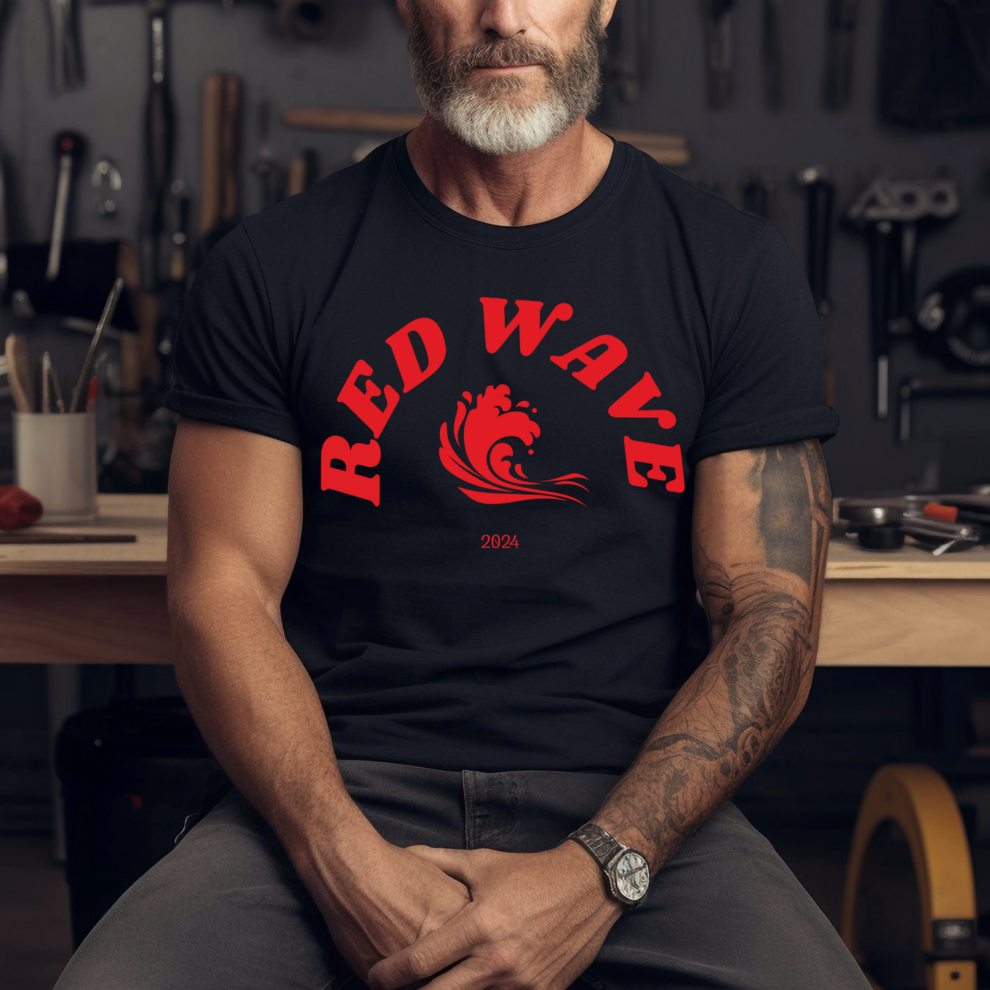 Red Wave 2024 - Unisex Jersey Tee