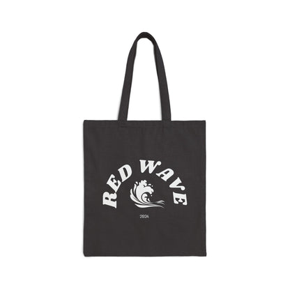 Red Wave 2024 - Cotton Canvas Tote Bag