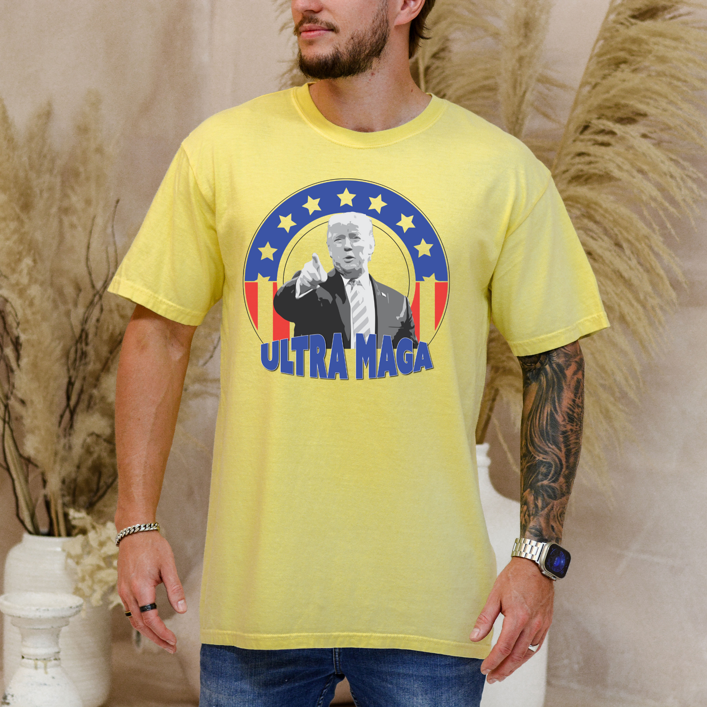 Ultra MAGA - Unisex Garment-Dyed Heavyweight Tee
