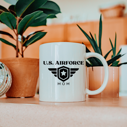 U.S. Airforce Mom - White Glossy Mug