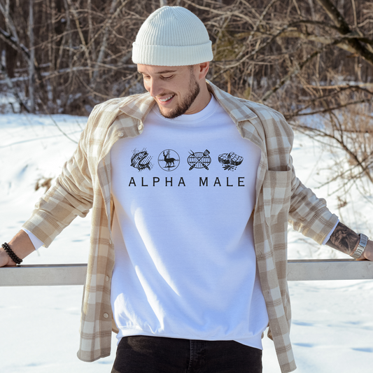 Alpha Male - Unisex Crewneck Sweatshirt