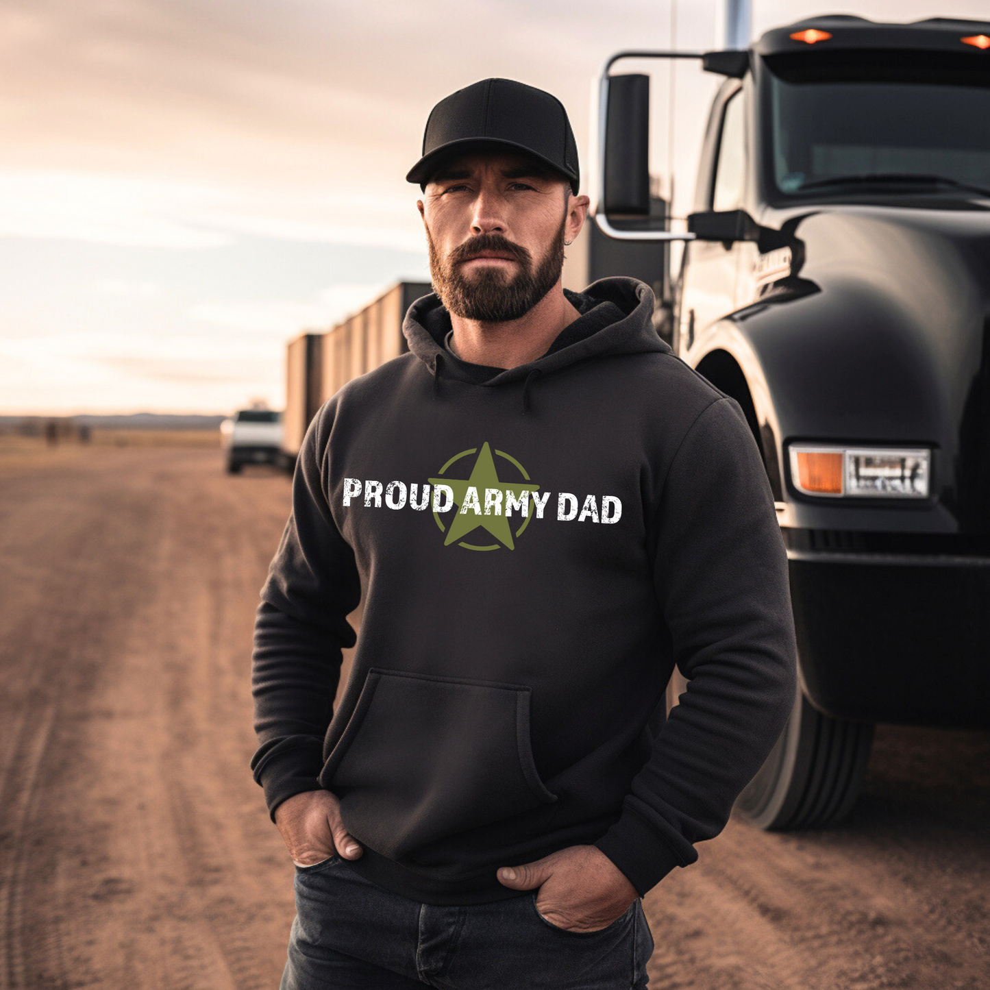 Proud Army Dad - Unisex Hoodie