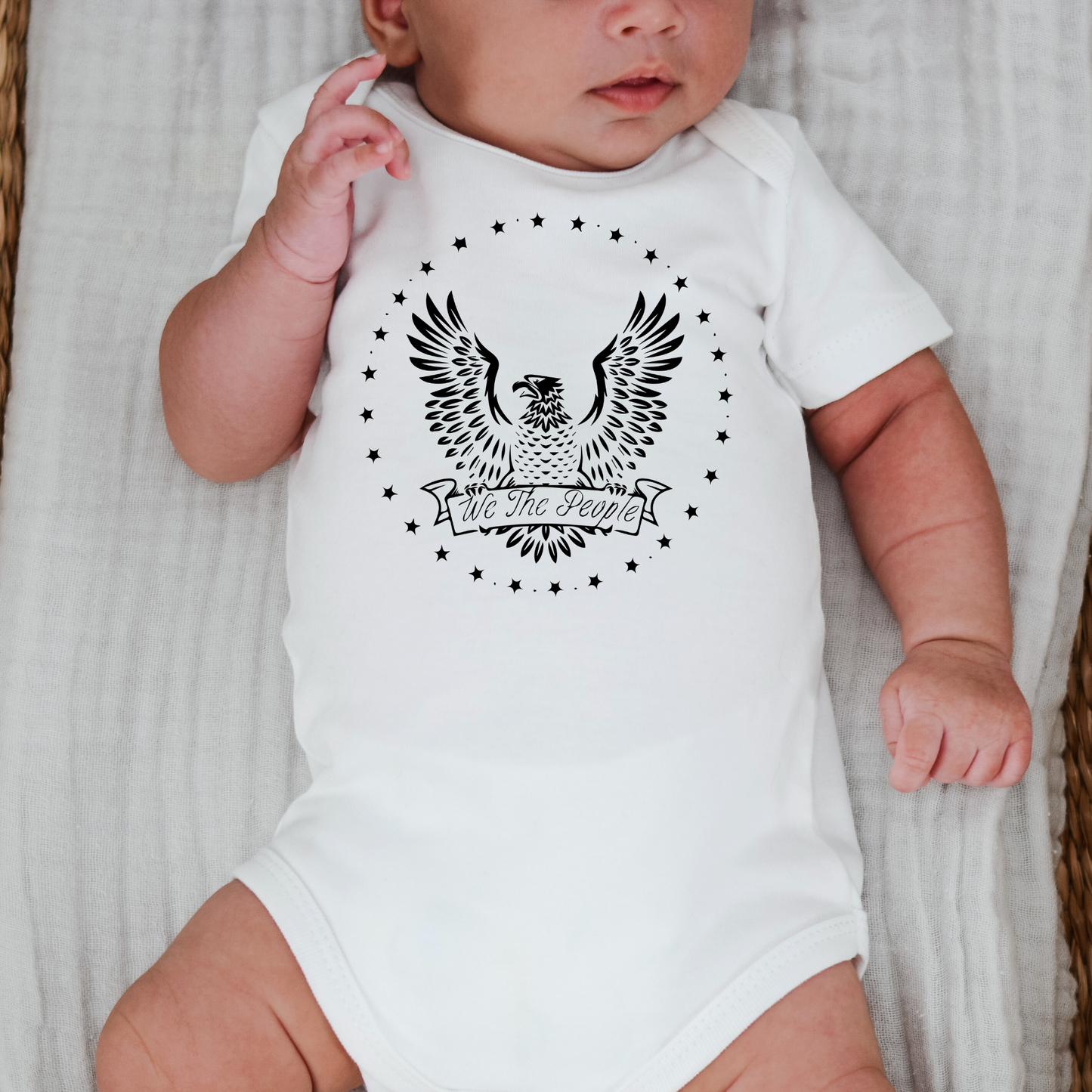 We The People Stars & Eagle - Baby Onesie