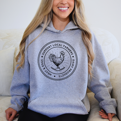 Support Local Farms - Unisex Hoodie