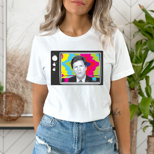 Tucker Retro TV in Color - Unisex Jersey Tee