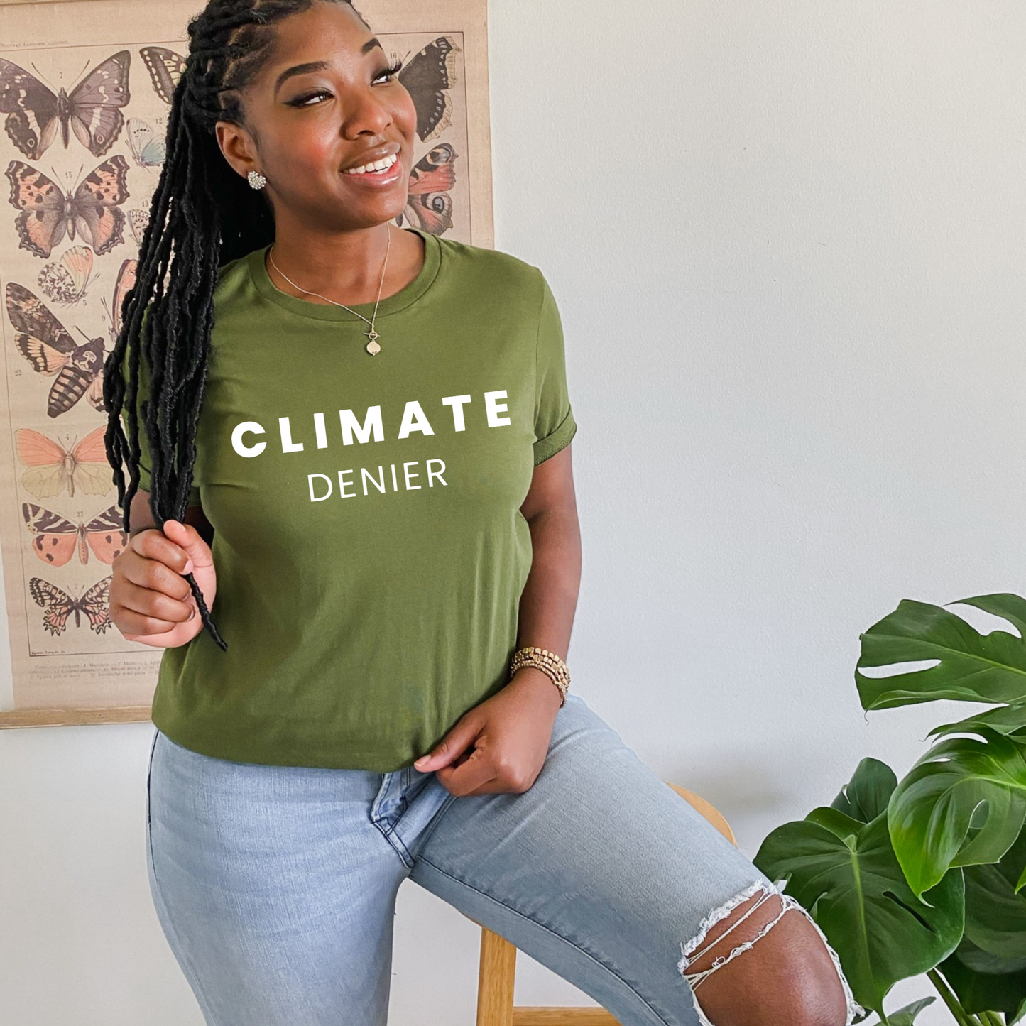 Climate Denier - Unisex Jersey Tee