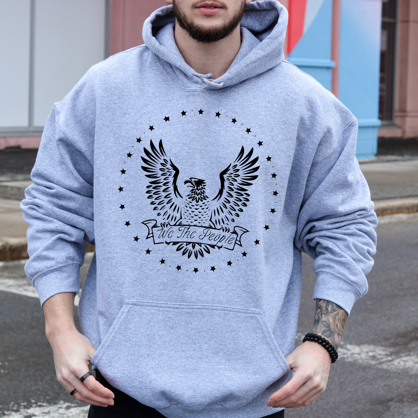 We The People Patriot Eagle Stars - Unisex Hoodie