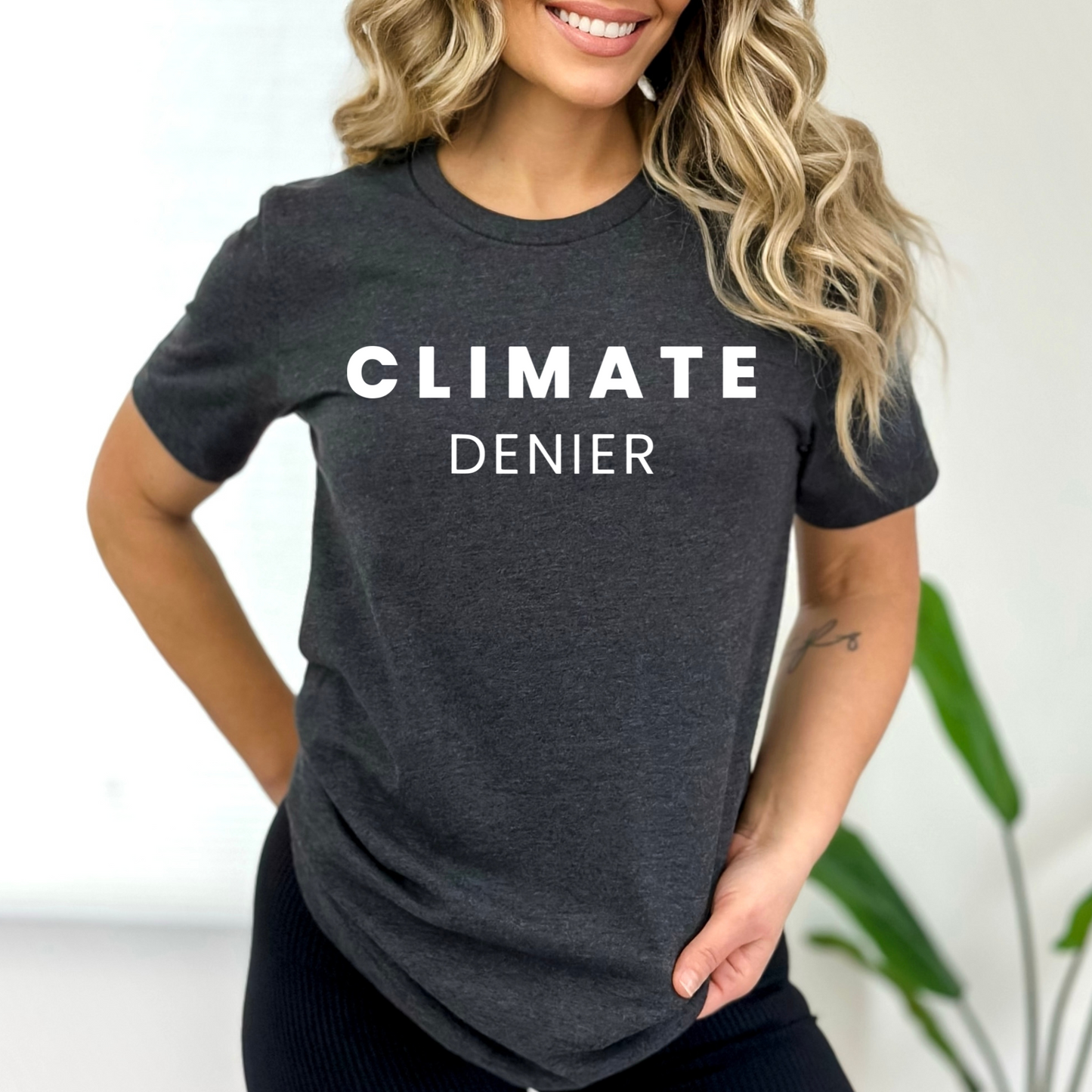 Climate Denier - Unisex Jersey Tee