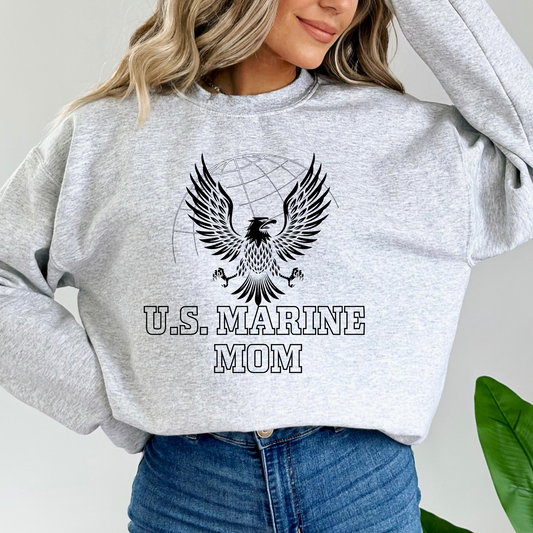 U.S. Marine Mom - Unisex Crewneck Sweatshirt