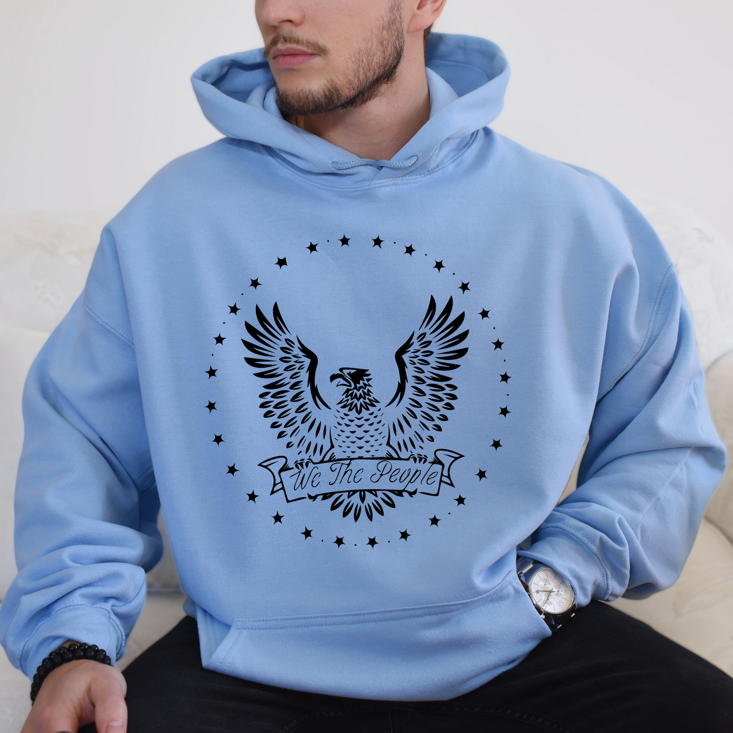 We The People Patriot Eagle Stars - Unisex Hoodie