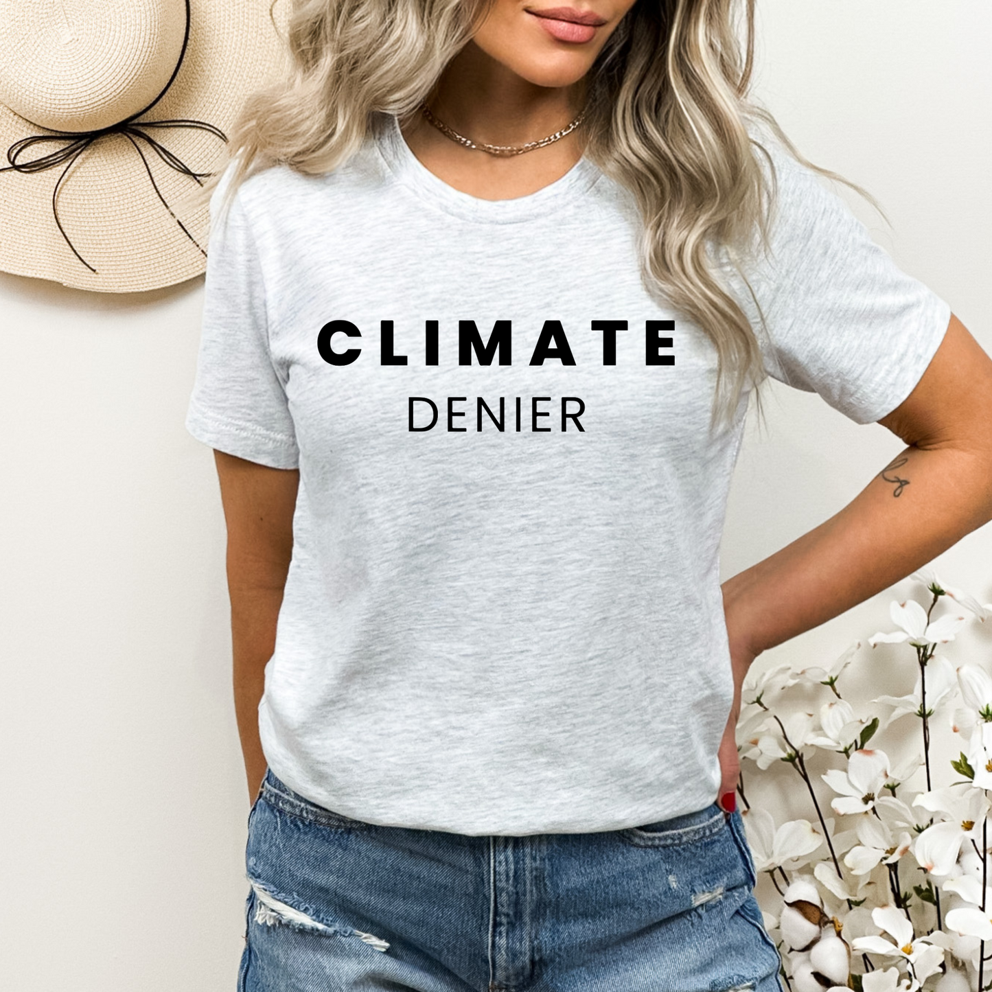 Climate Denier - Unisex Jersey Tee