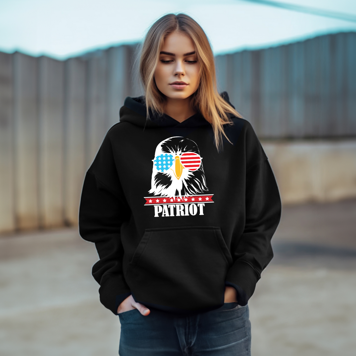 Patriot Eagle - Unisex Hoodie